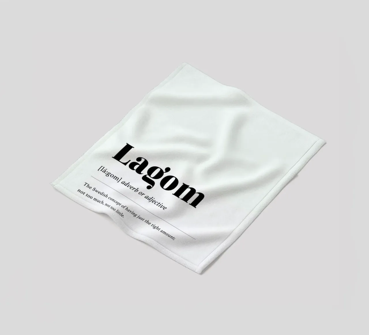 Lagom coperta in pile da daylight design studio