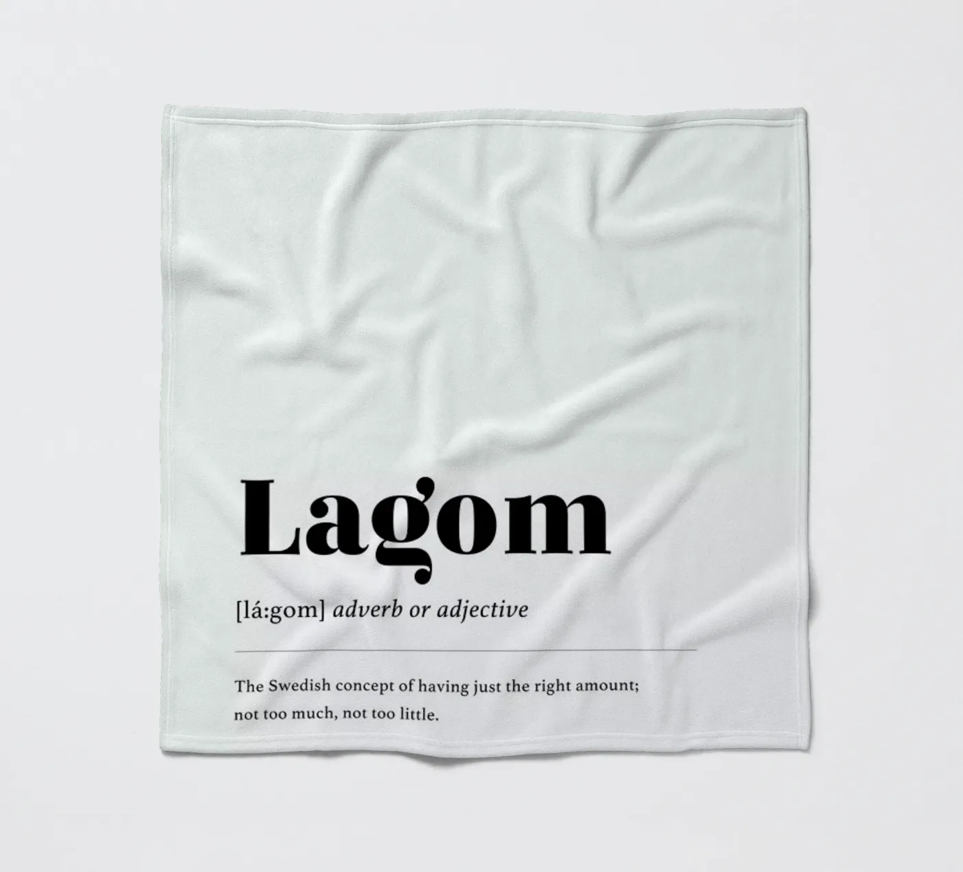 Lagom fleecedeken van daylight design studio