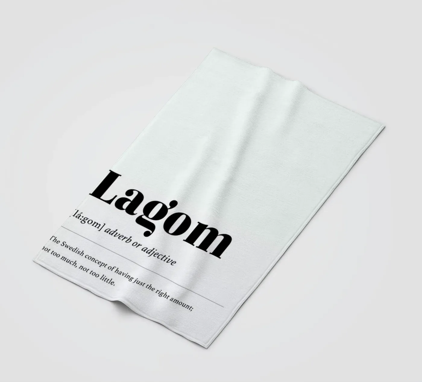 Lagom fleecedeken van daylight design studio