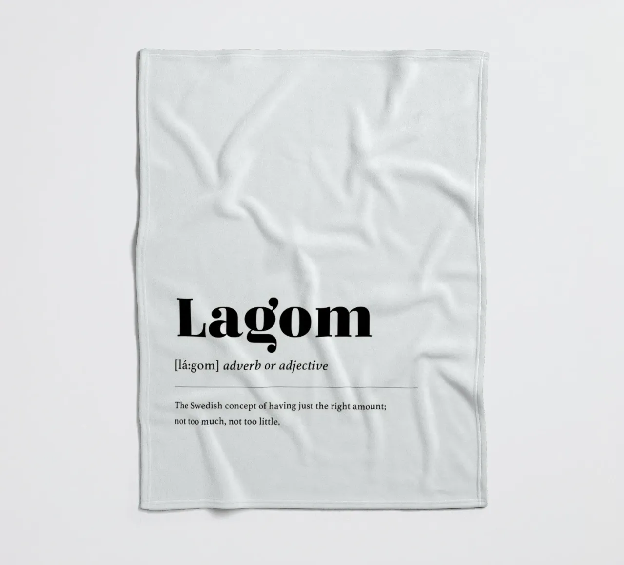 Lagom coperta in pile da daylight design studio