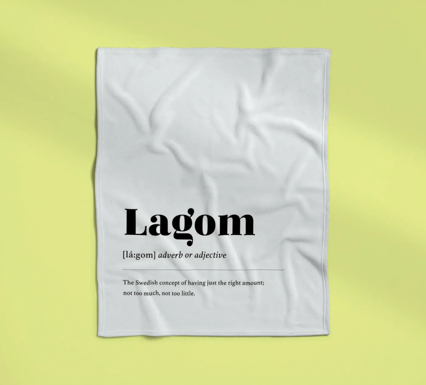 Lagom fleecedeken van daylight design studio