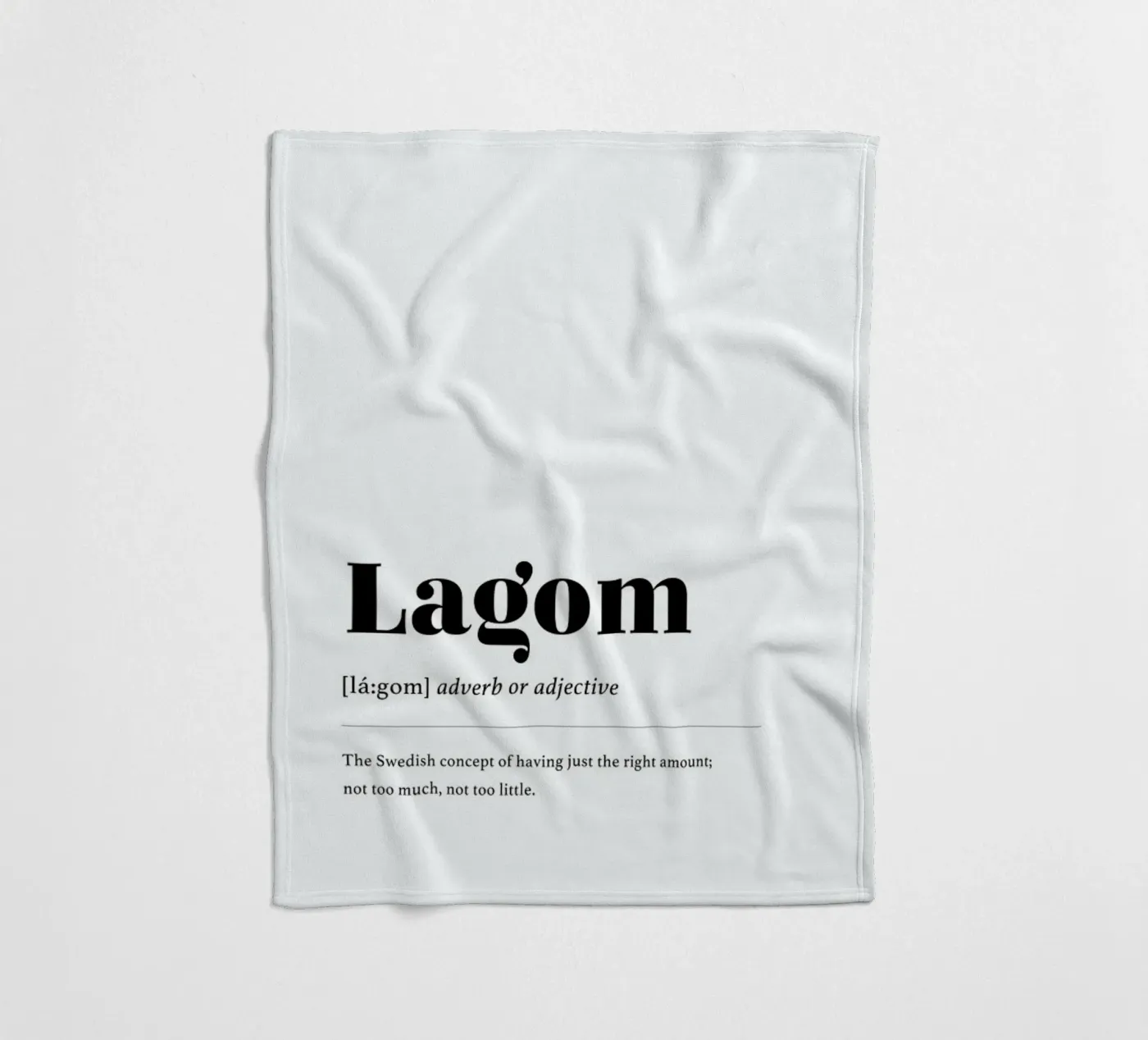 Lagom fleecedeken van daylight design studio