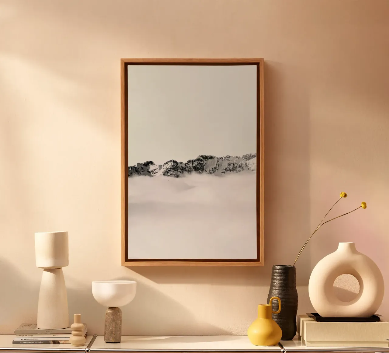 Divide tela con Cornice a cassetta da Victoria Frost