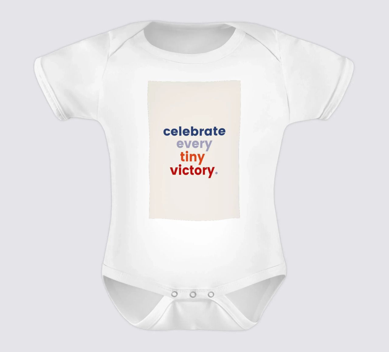 Every Tiny Victory Kurzarm Babybody von daylight design studio