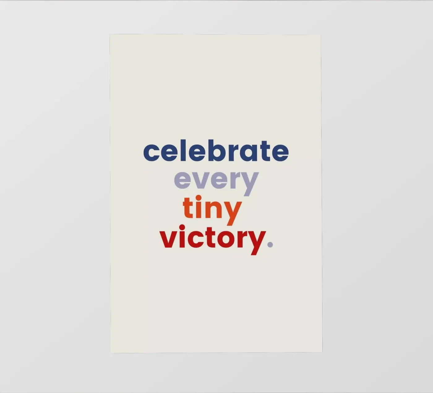 Every Tiny Victory pellicola backlit da daylight design studio