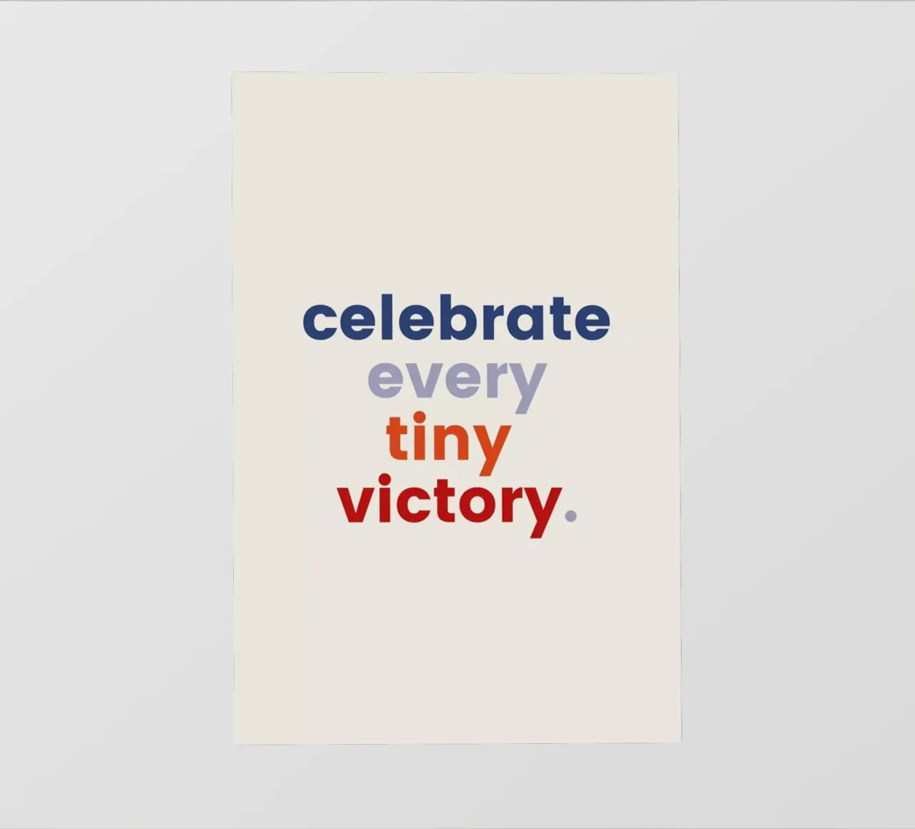 Every Tiny Victory pellicola backlit da daylight design studio