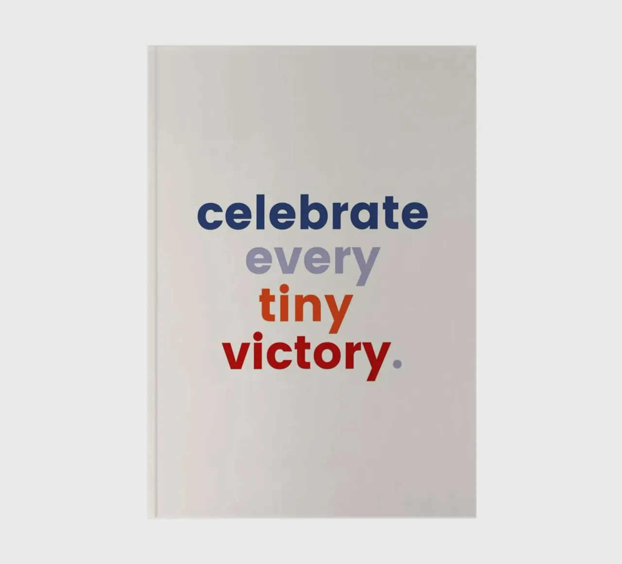 Every Tiny Victory Notizbuch von daylight design studio