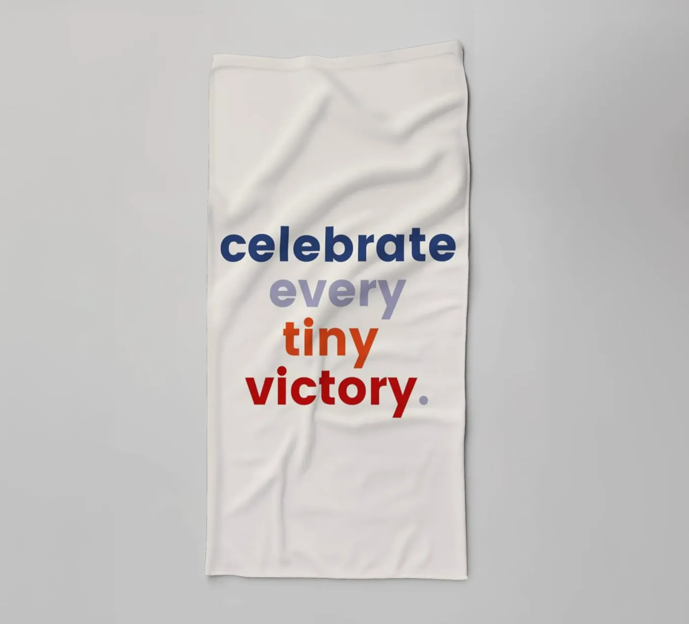 Every Tiny Victory badhanddoek van daylight design studio