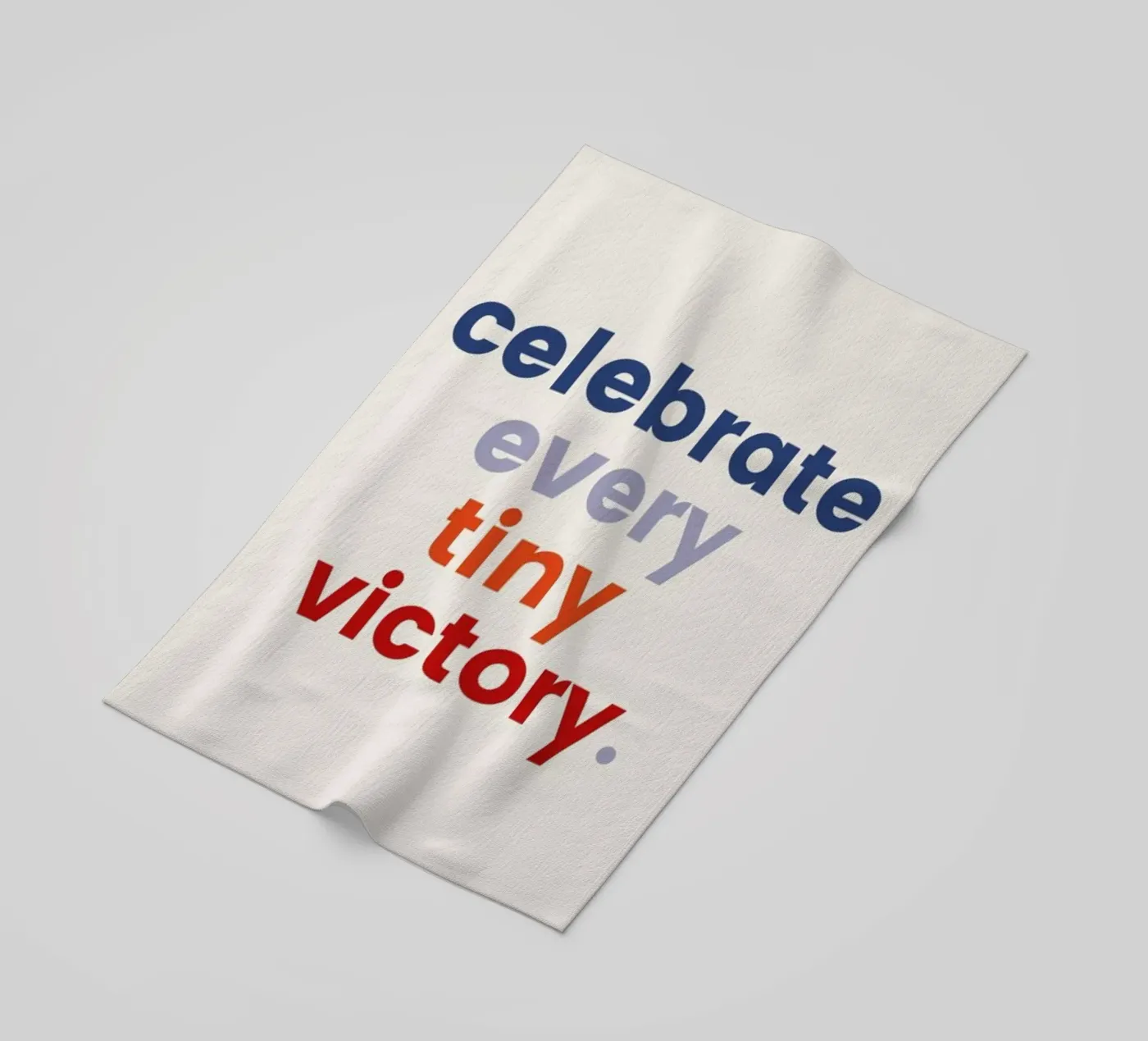 Every Tiny Victory strandhanddoek van daylight design studio
