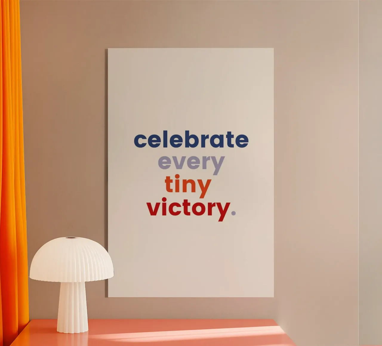Every Tiny Victory plexiglass da daylight design studio