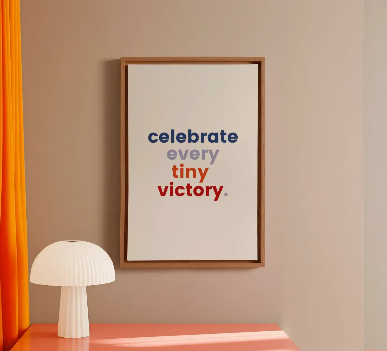 Every Tiny Victory tela con Cornice a cassetta da daylight design studio