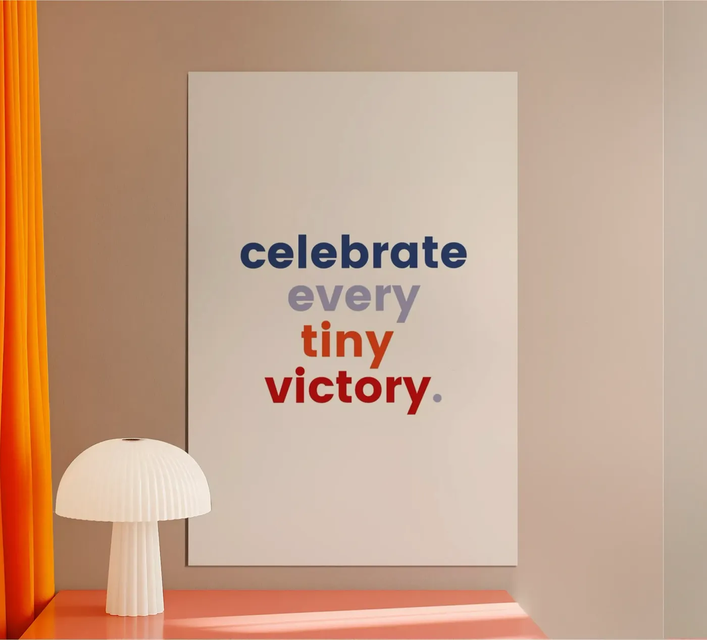 Every Tiny Victory poster da daylight design studio