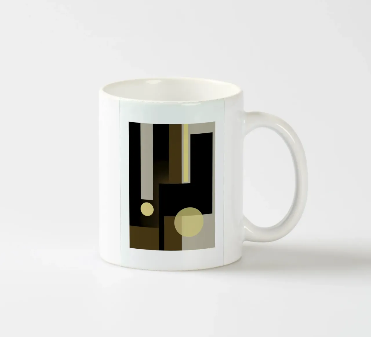 Grey, Brown & Yellow tazza in ceramica da Nordic Creators