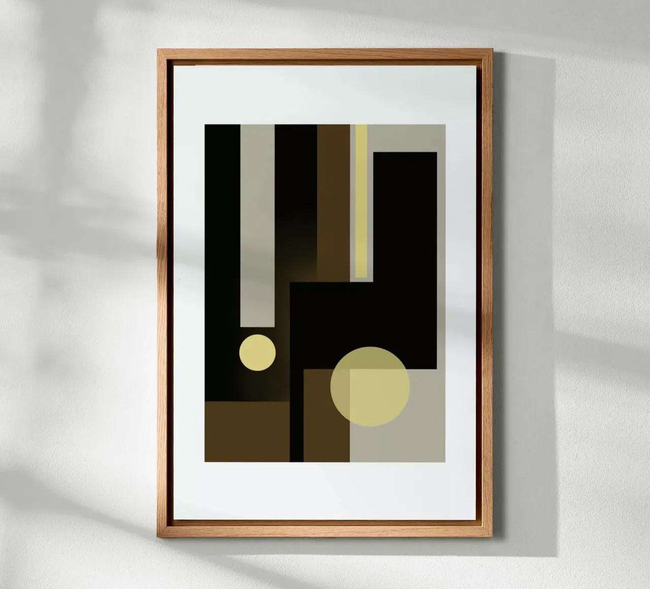 Grey, Brown & Yellow alluminio dibond da Nordic Creators