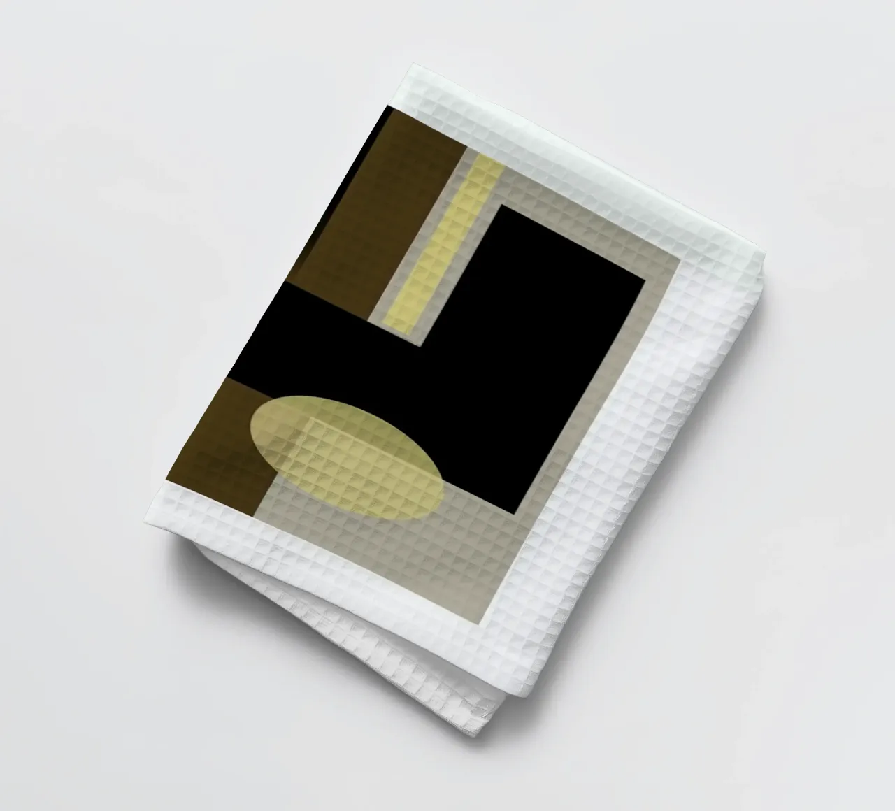 Grey, Brown & Yellow canovaccio da cucina da Nordic Creators