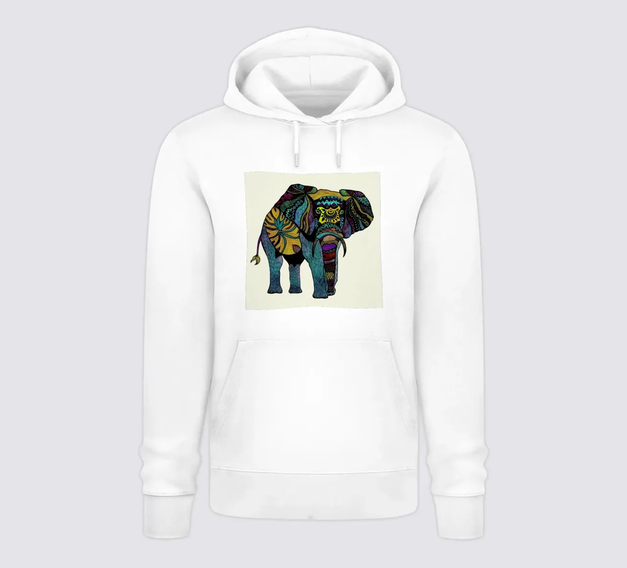 Elephant of Namibia felpa con cappuccio da Pom Graphic Design