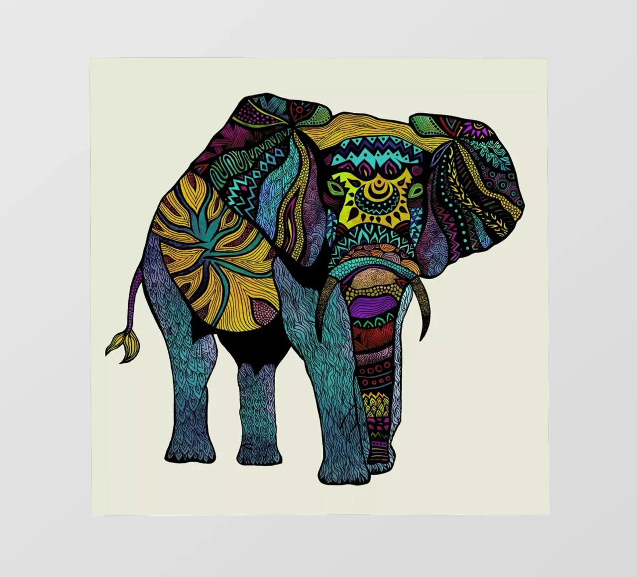 Elephant of Namibia pellicola backlit da Pom Graphic Design