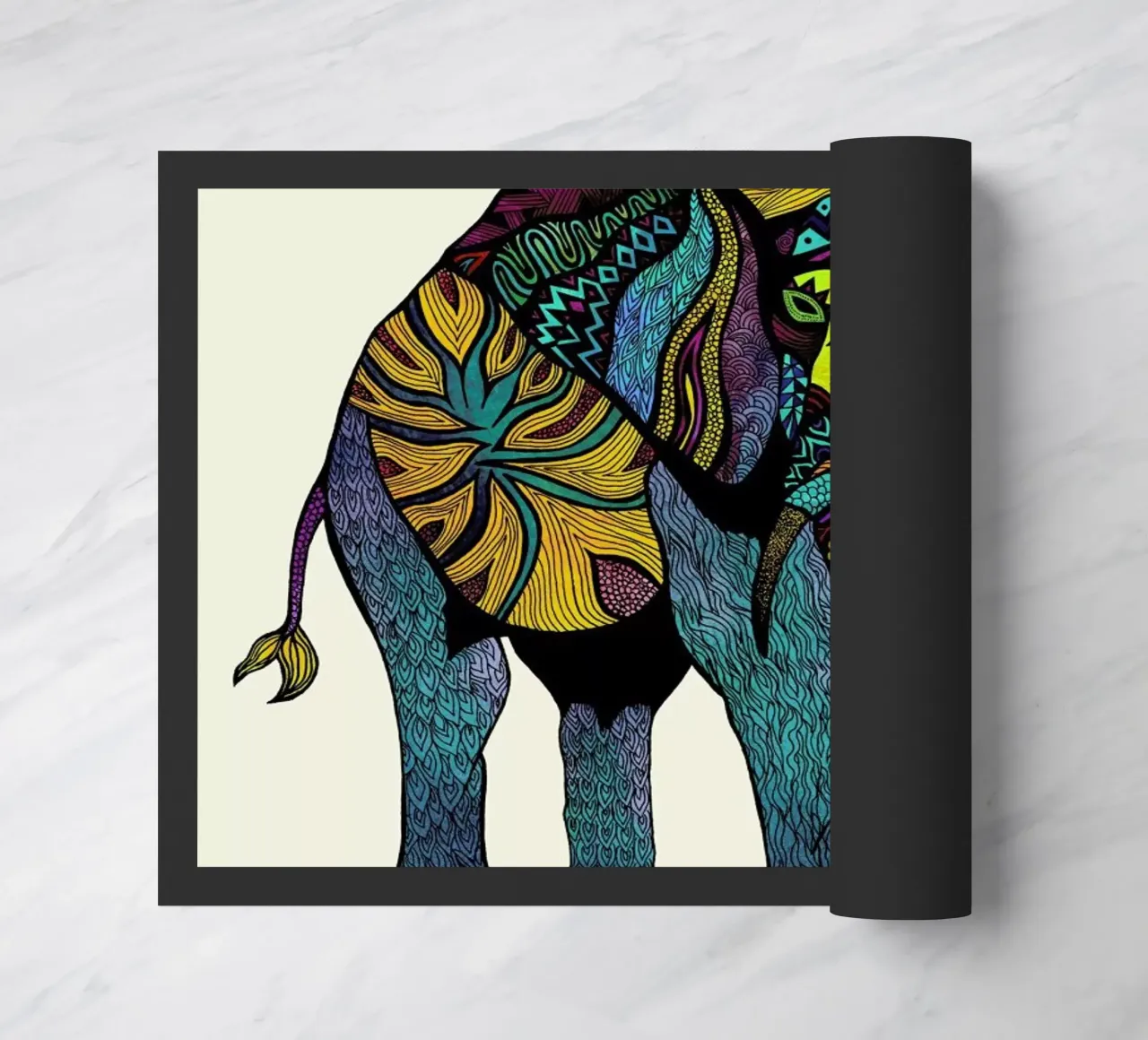 Elephant of Namibia zerbino da Pom Graphic Design