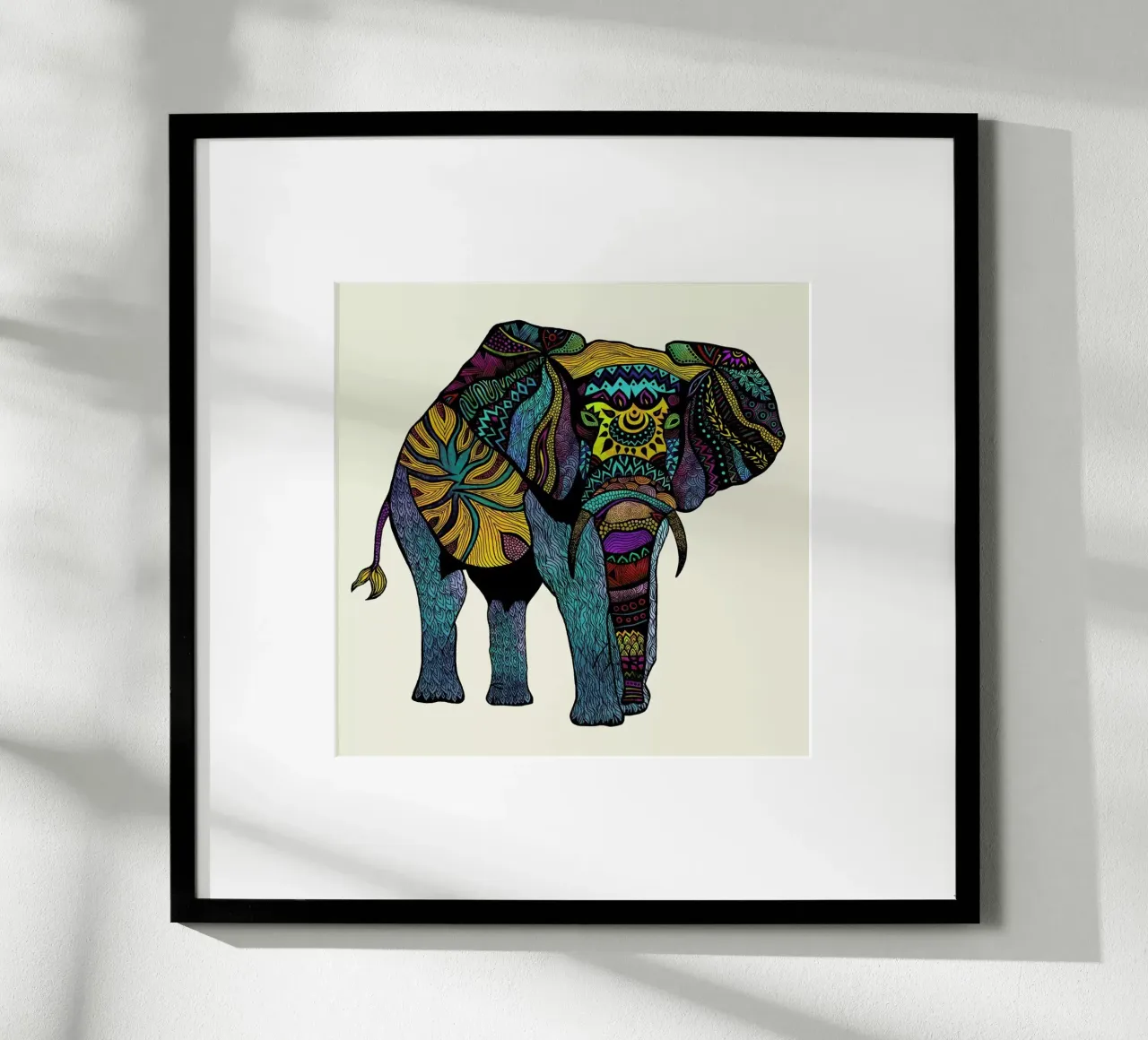 Elephant of Namibia poster by Pom Graphic Design