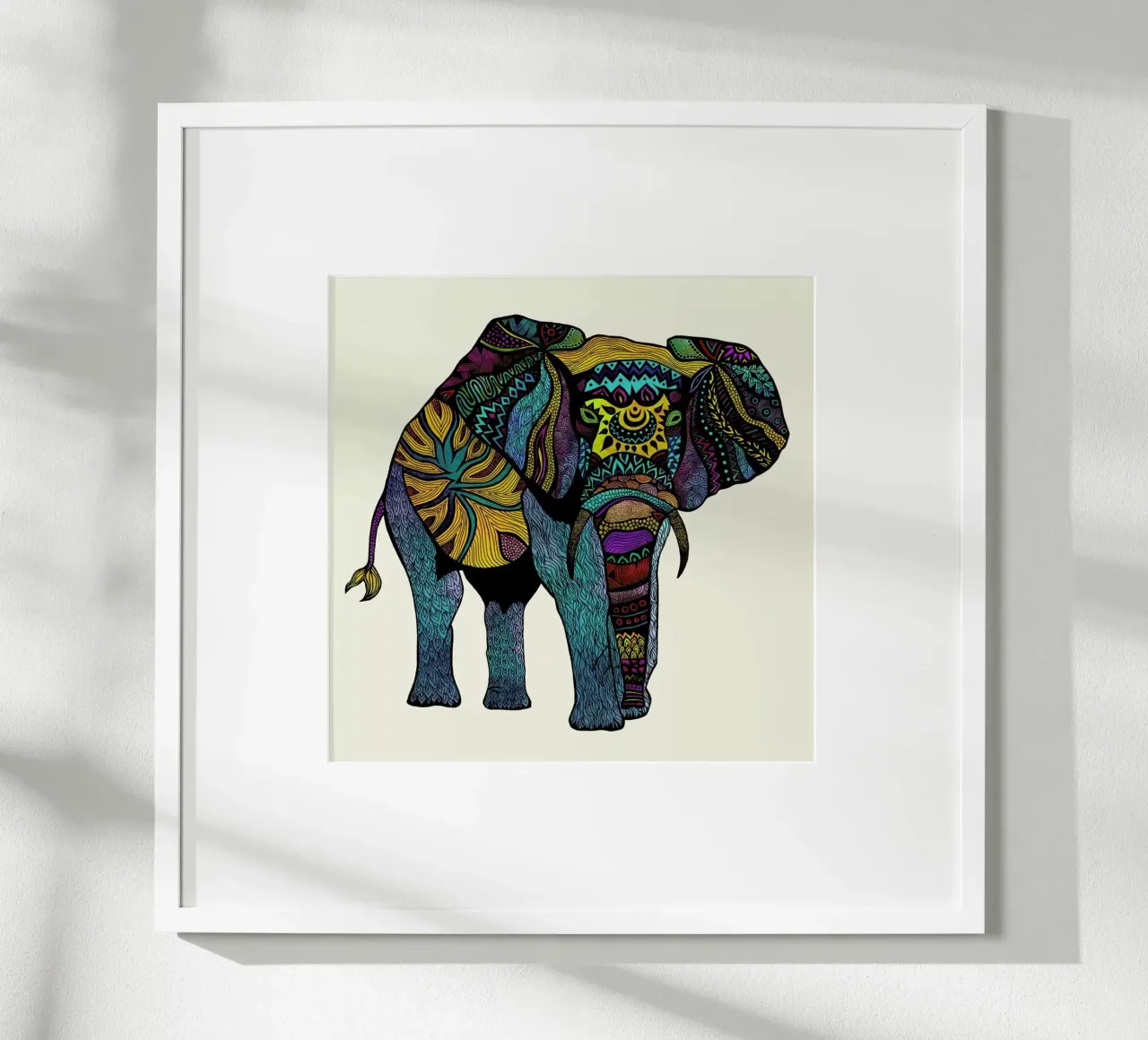 Elephant of Namibia poster by Pom Graphic Design