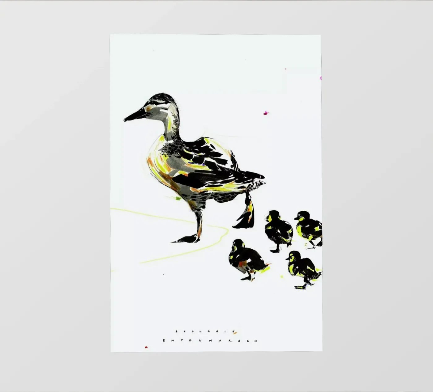 Ducks pellicola backlit da Mala Alani