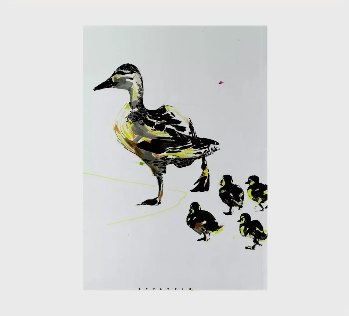 Ducks notebook by Mala Alani