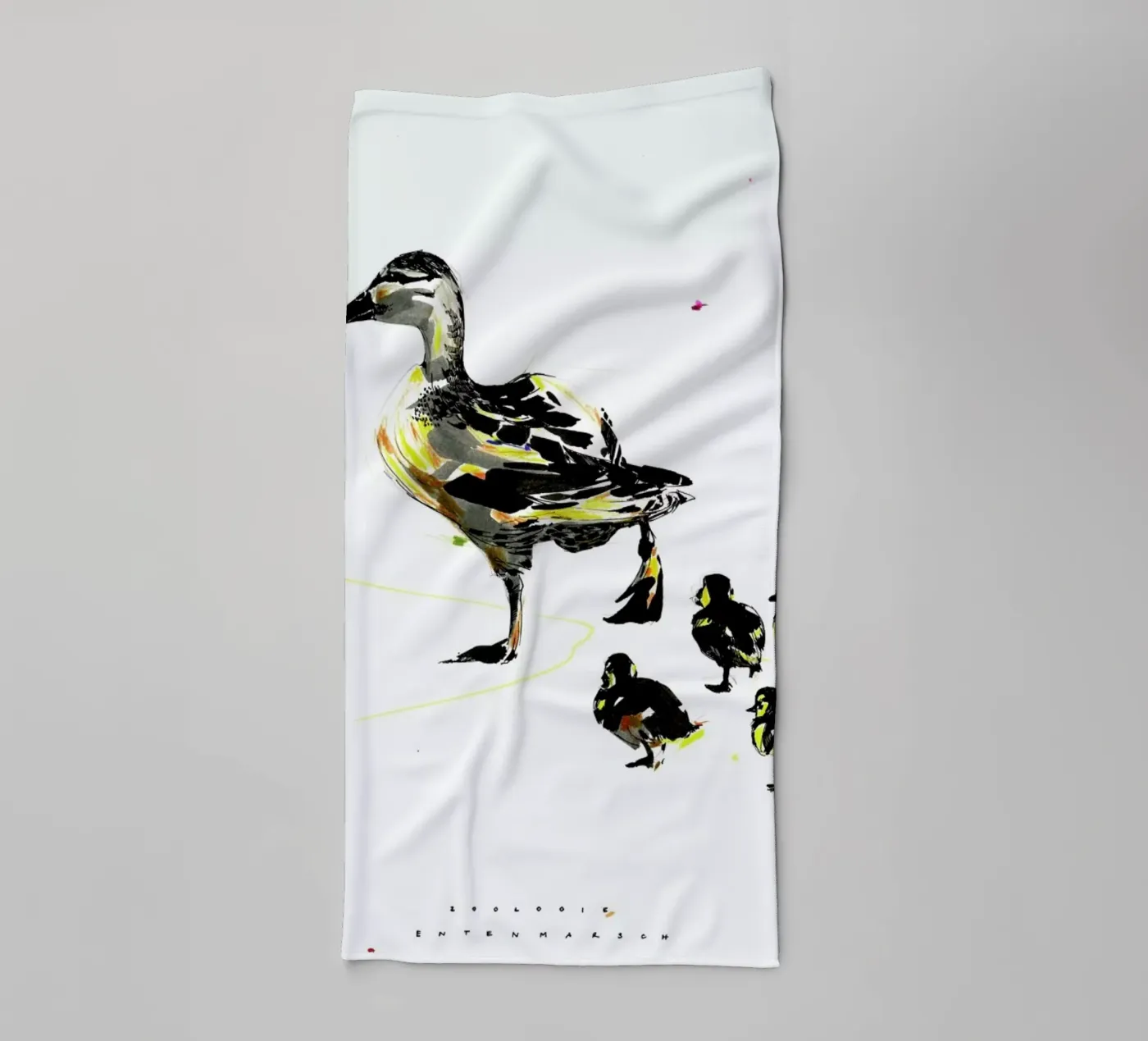 Ducks Handtuch von Mala Alani