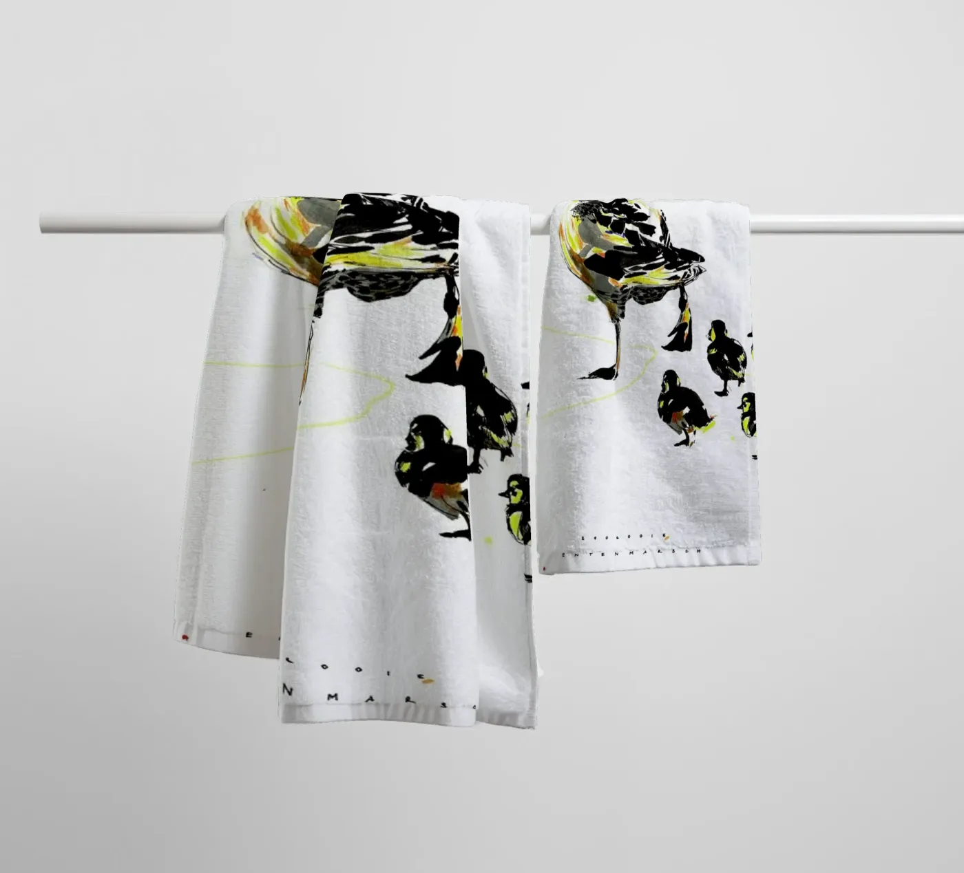 Ducks Handtuch von Mala Alani