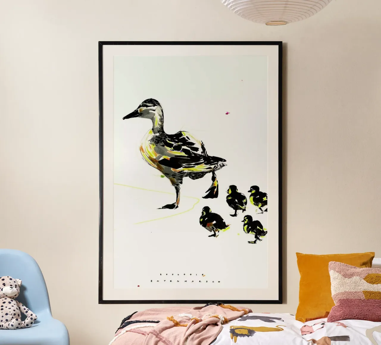 Ducks hahnemühle by Mala Alani