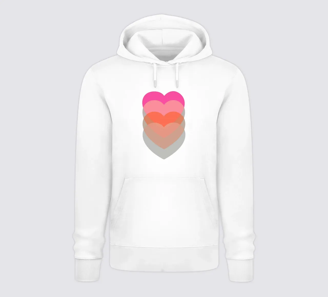 Cuore pulsante felpa con cappuccio da Rose Beck Art