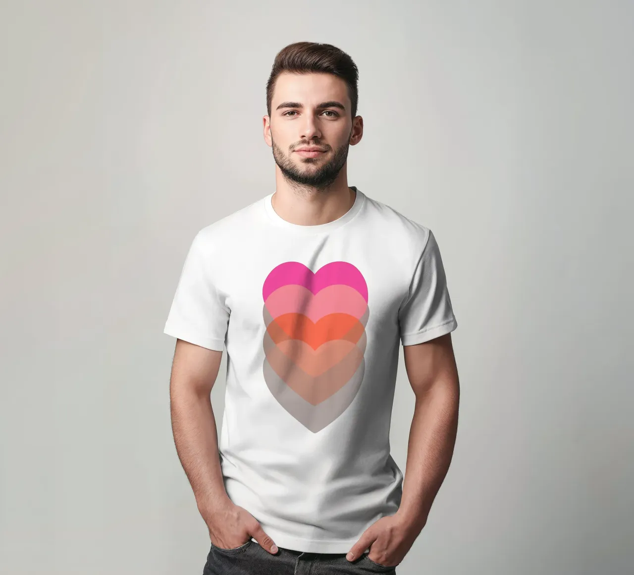 Cuore pulsante t-shirt da Rose Beck Art