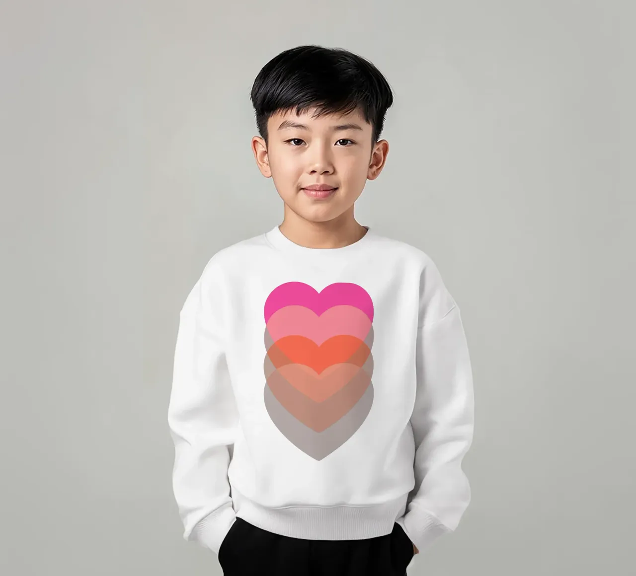 Cuore pulsante felpa bambino da Rose Beck Art