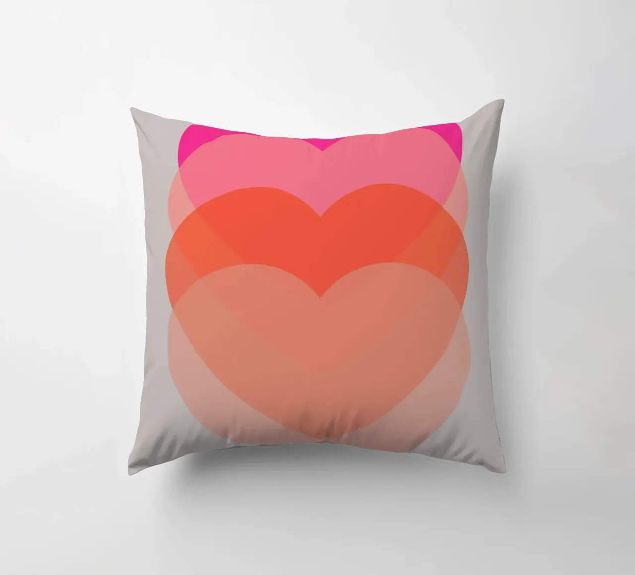 Cuore pulsante cuscino da Rose Beck Art