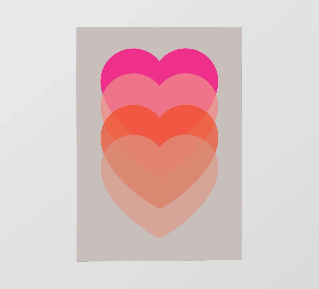 Cuore pulsante telo in pvc da Rose Beck Art