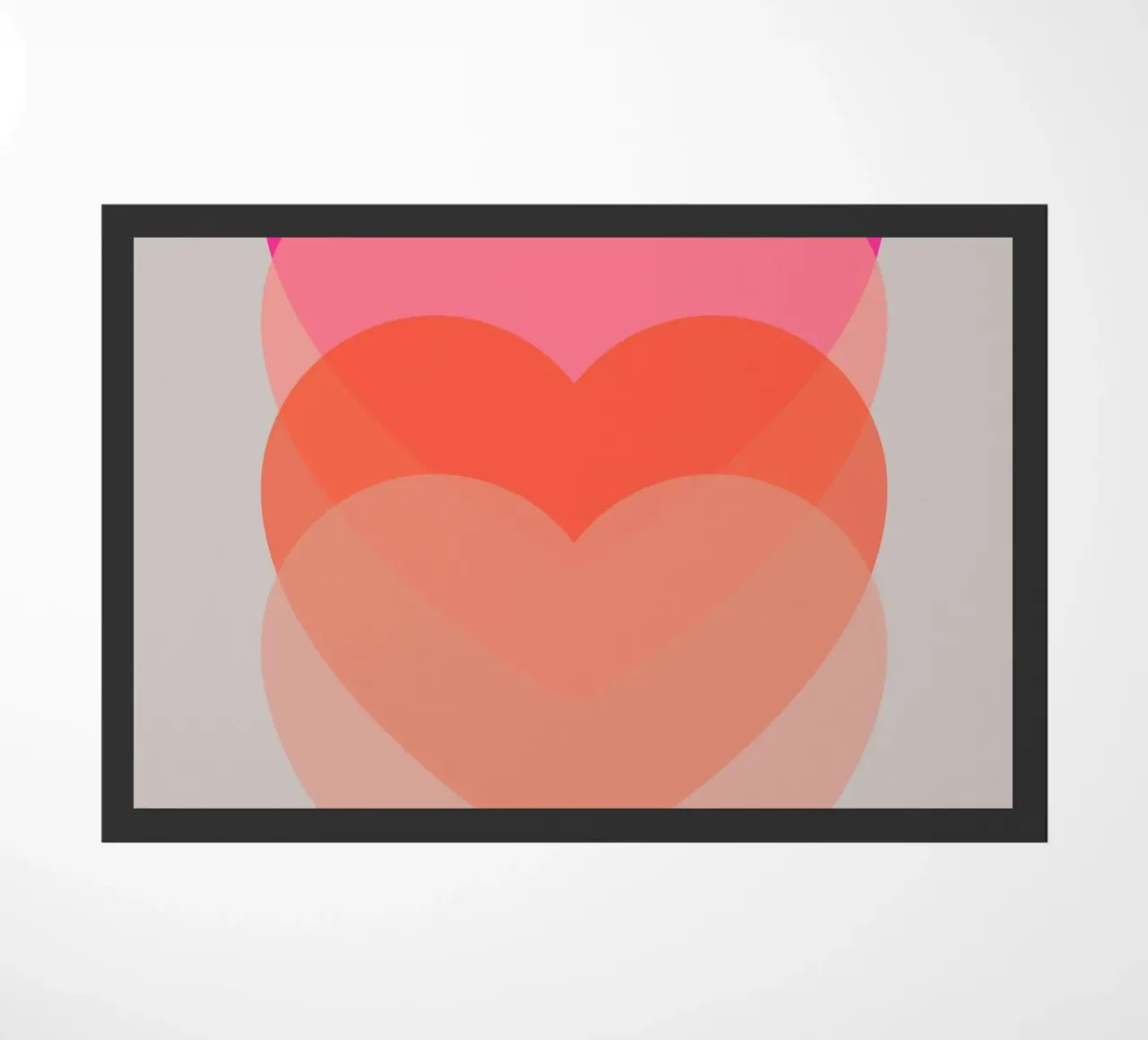 Cuore pulsante zerbino da Rose Beck Art