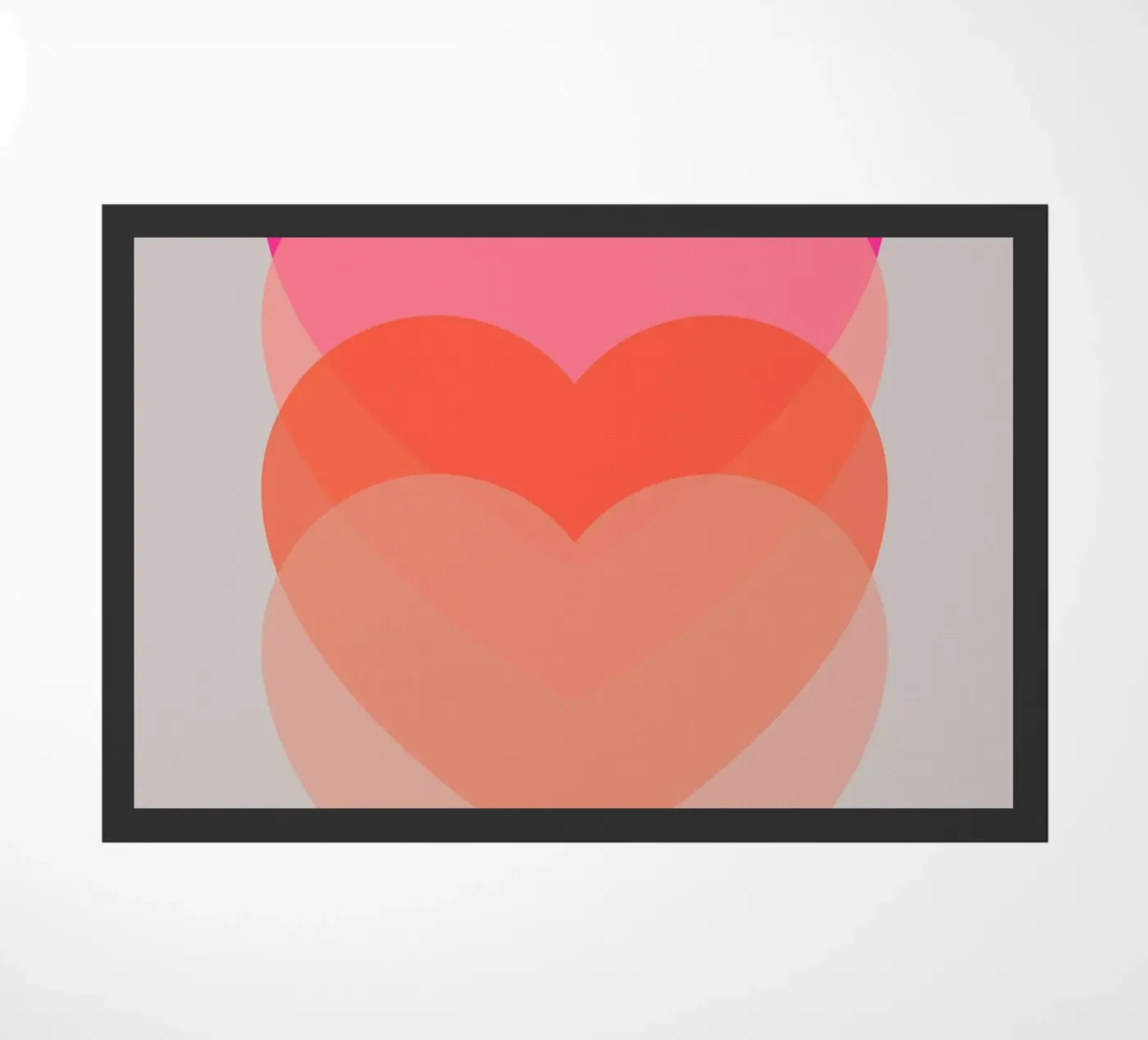 Cuore pulsante zerbino da Rose Beck Art