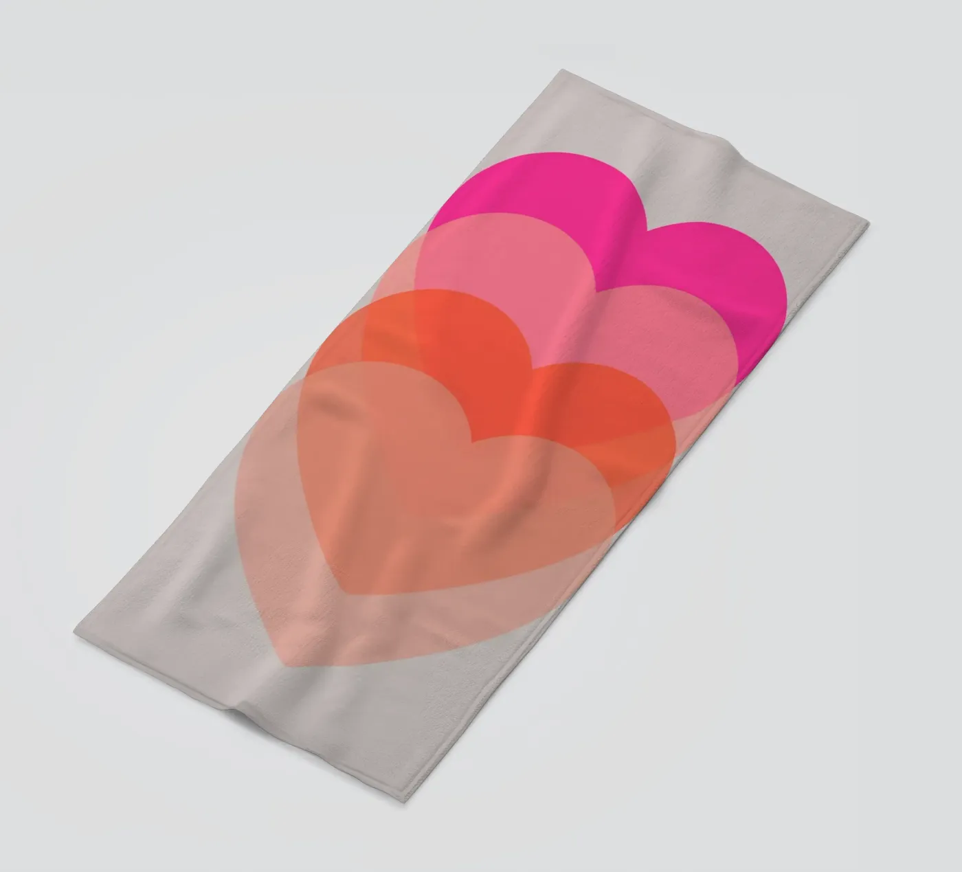 Cuore pulsante telo mare da Rose Beck Art