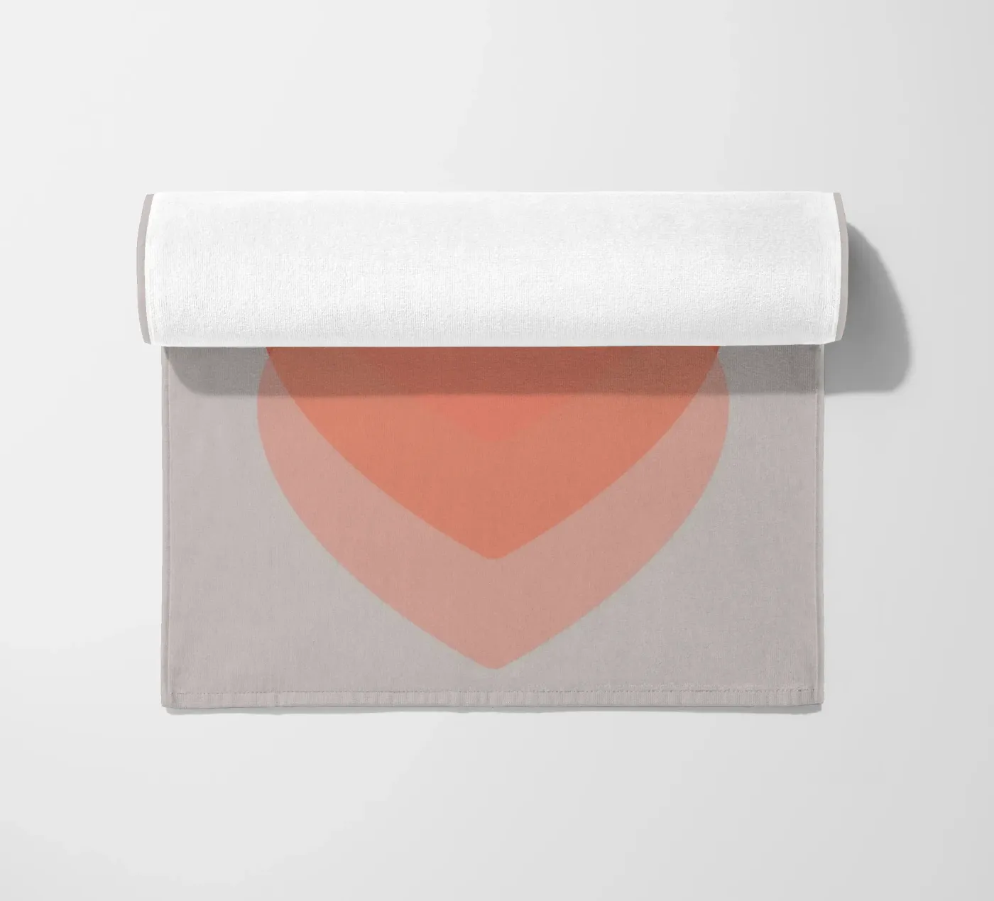 Cuore pulsante telo mare da Rose Beck Art