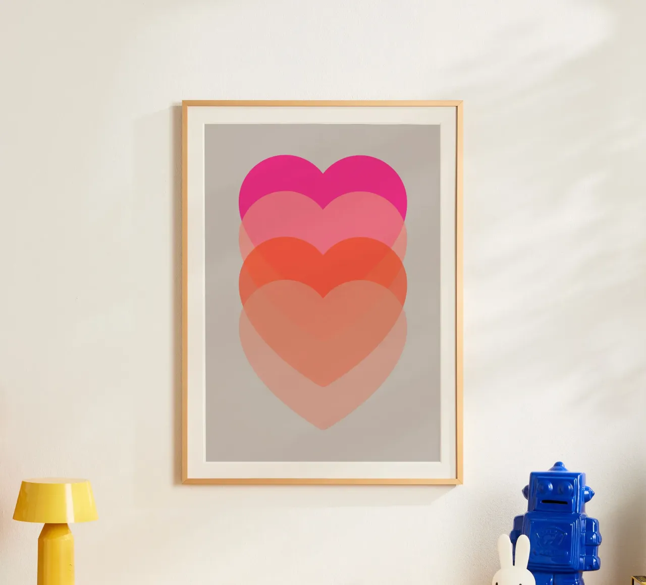 Schlagendes Herz Poster von Rose Beck Art