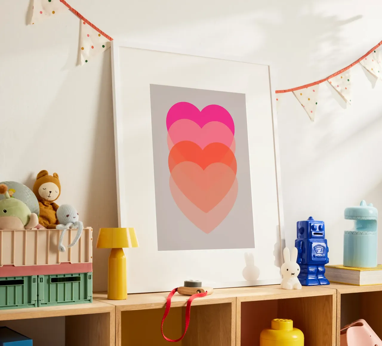 Schlagendes Herz Poster von Rose Beck Art