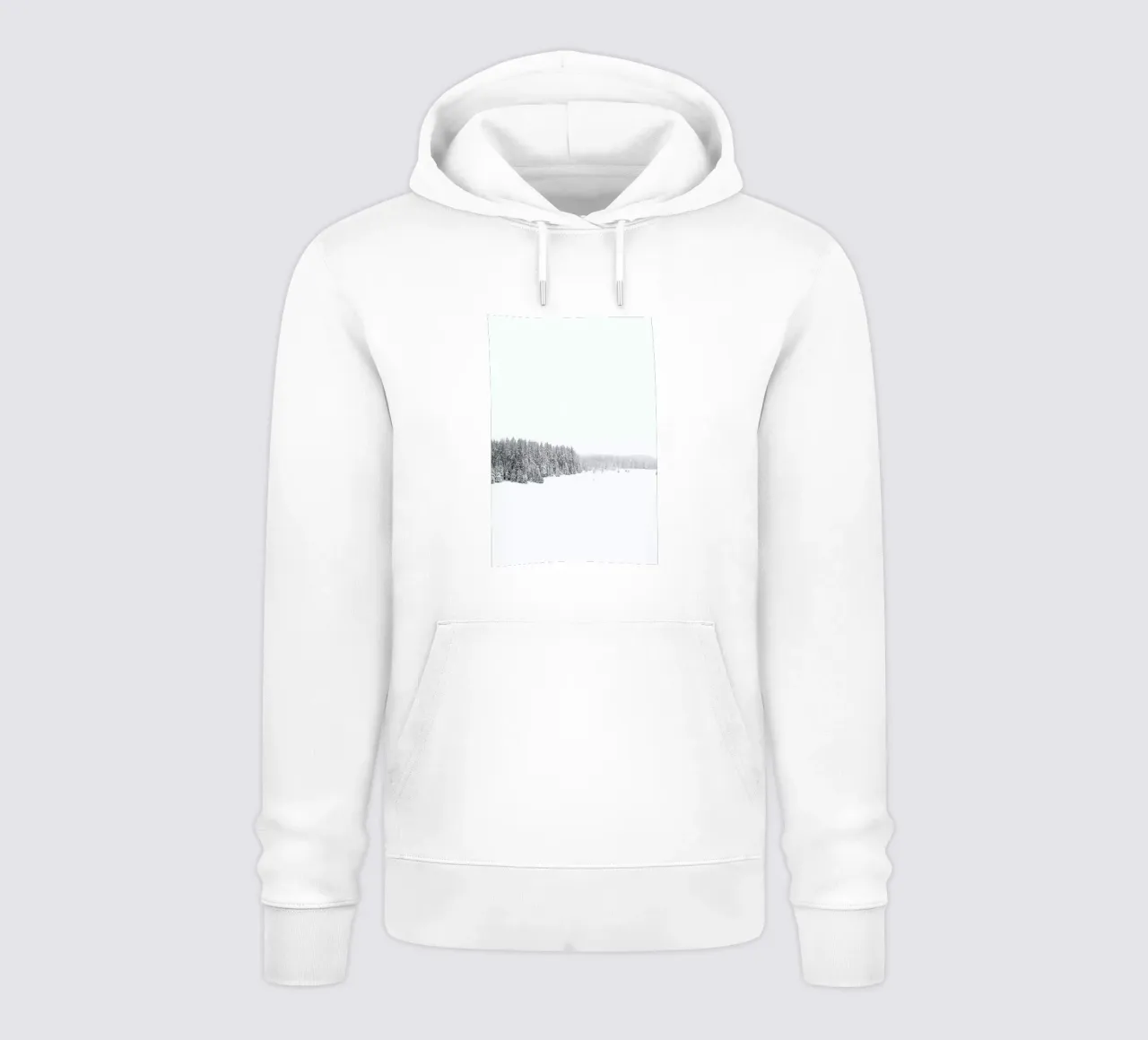 White White Winter 1/2 felpa con cappuccio da Studio Nahili