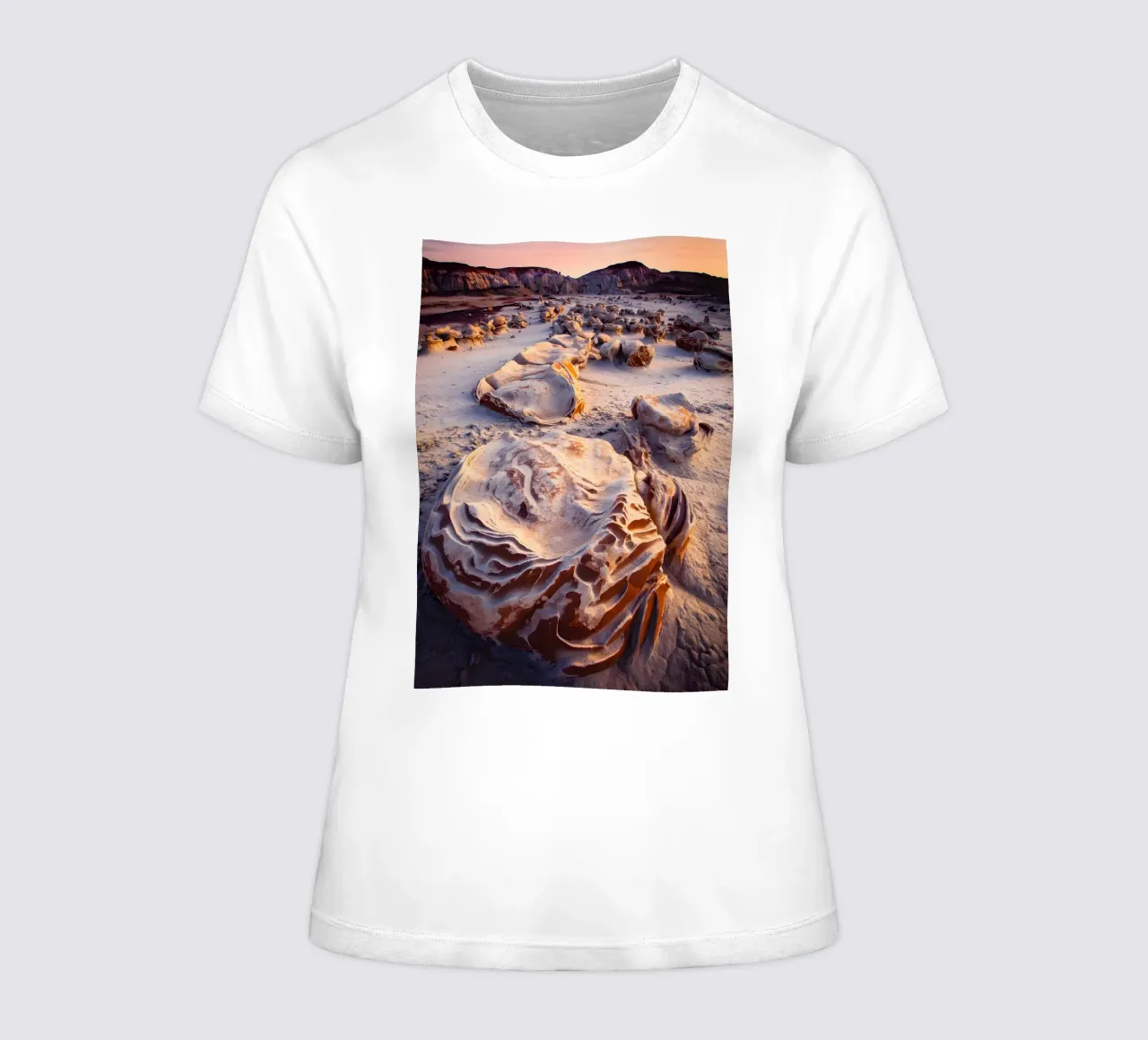 Waterfall women's fitted t-shirt by Aara