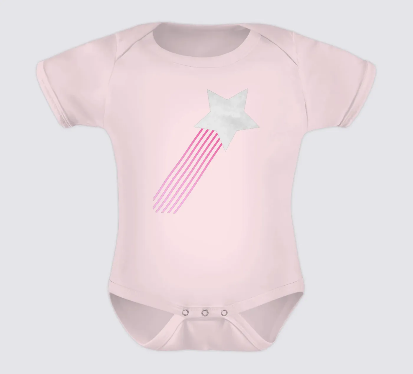 Cometa body neonato maniche corte da Rose Beck Art