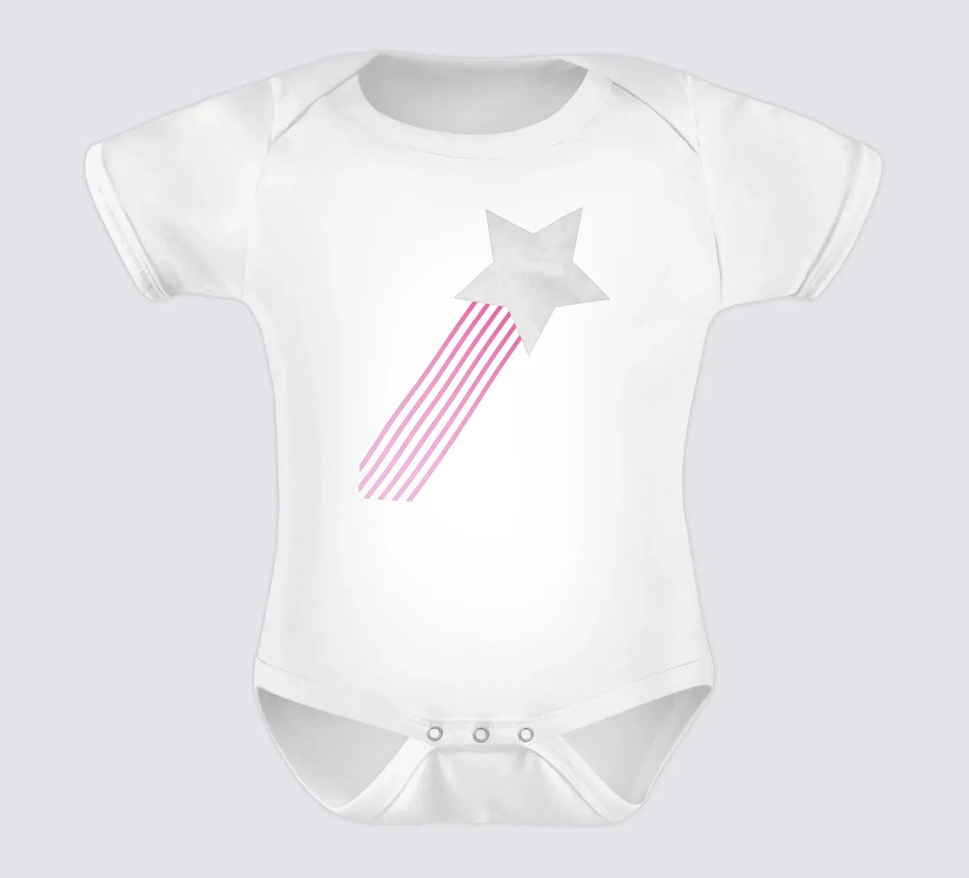 Cometa body neonato maniche corte da Rose Beck Art