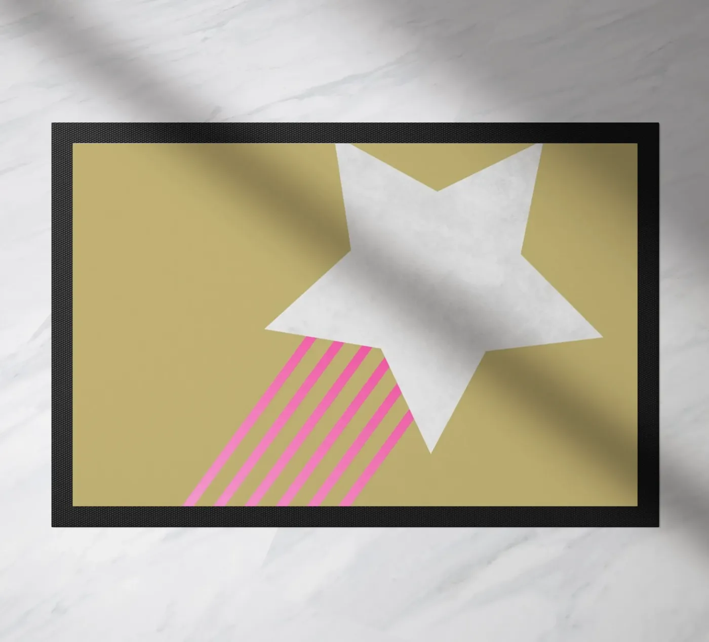 Comet doormat by Rose Beck Art