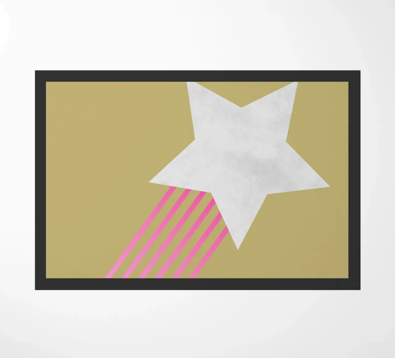 Comet doormat by Rose Beck Art