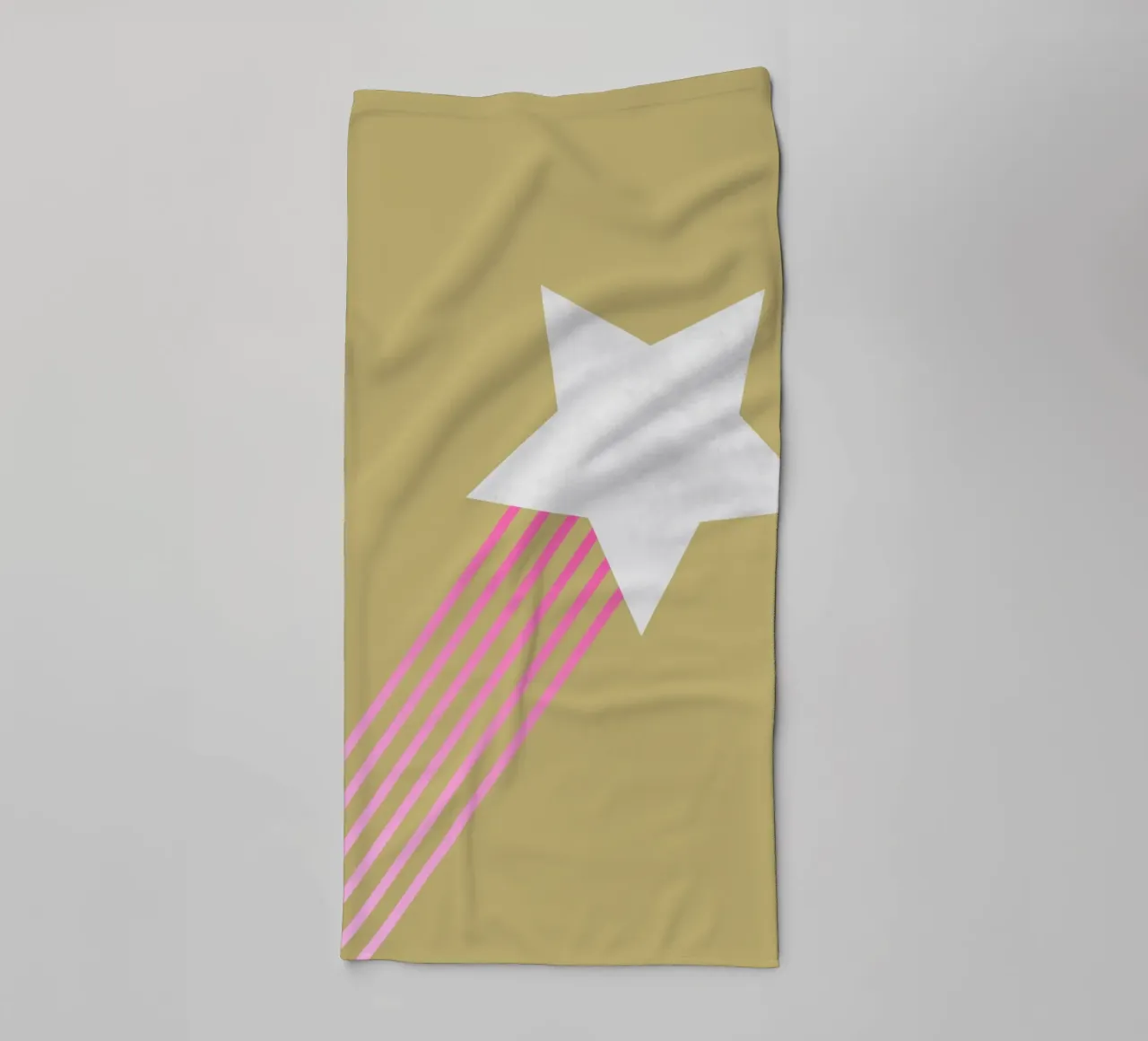 Komeet badhanddoek van Rose Beck Art