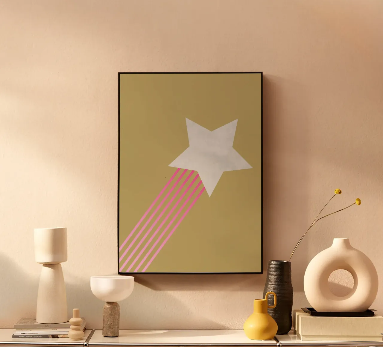 Comet forex plate by Rose Beck Art