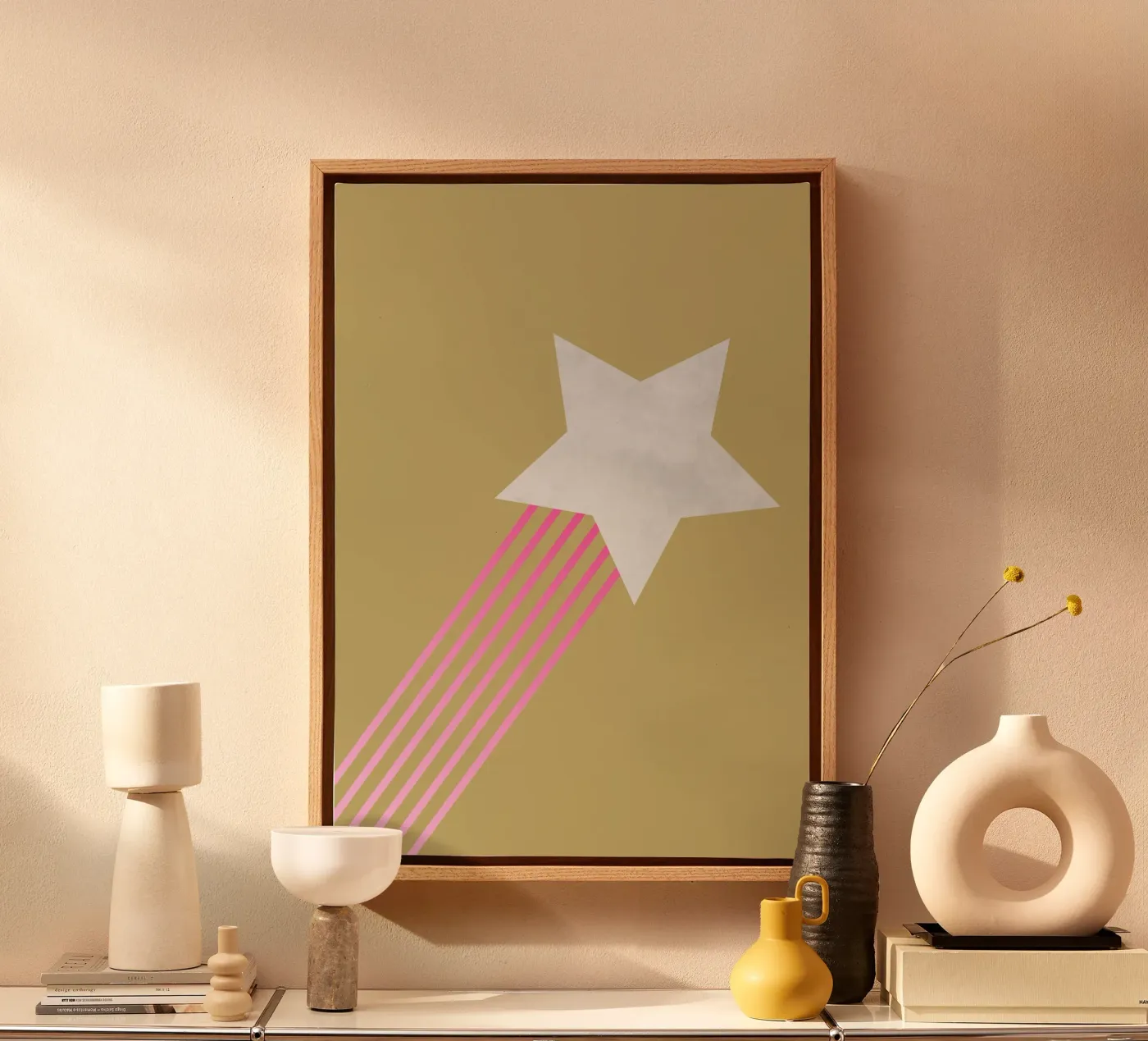 Cometa tela da Rose Beck Art