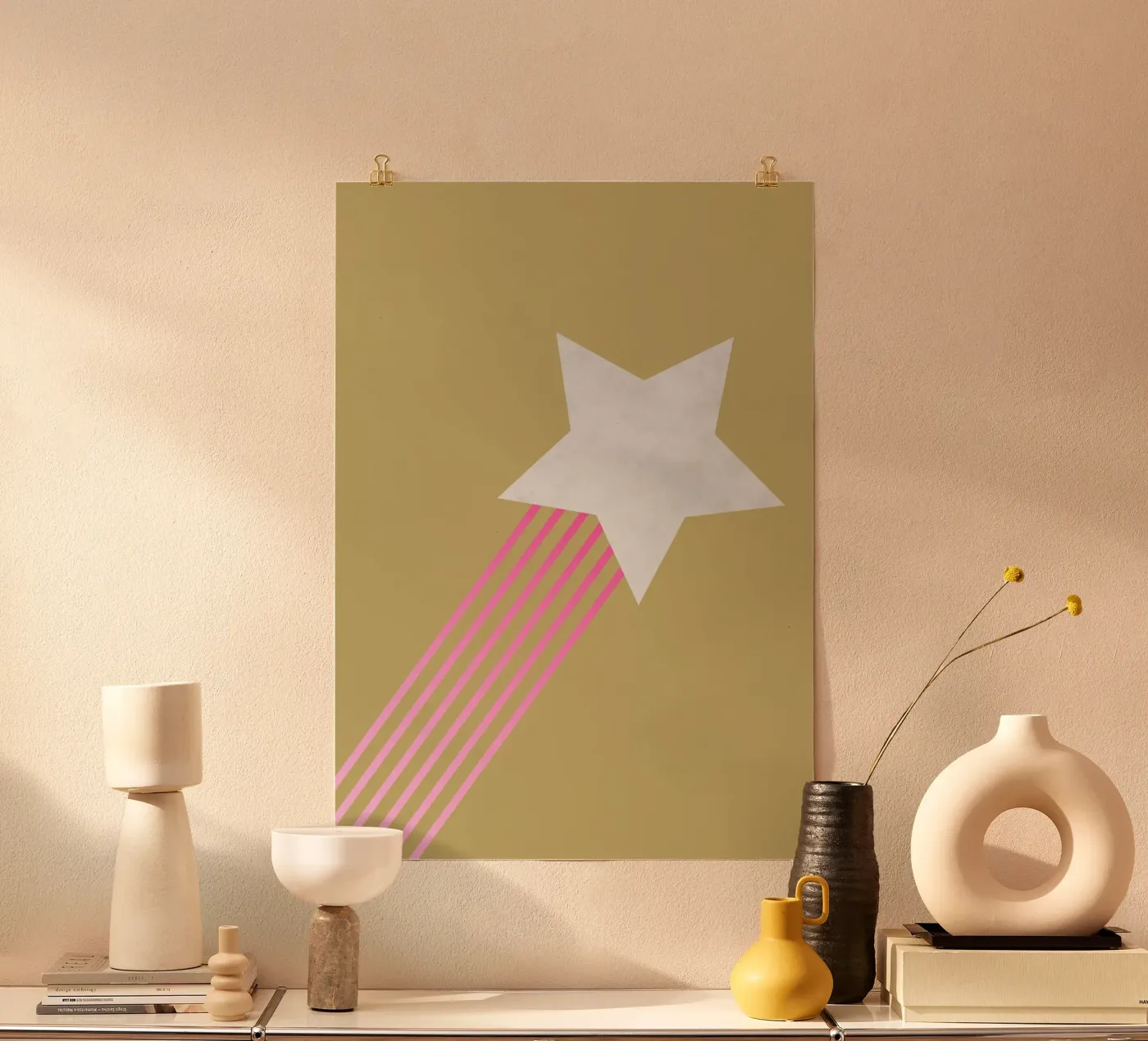 Cometa poster da Rose Beck Art